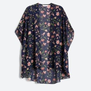 MIX BY 41 HAWTHORN-Margoux Chiffon Open Front Woven. Size small